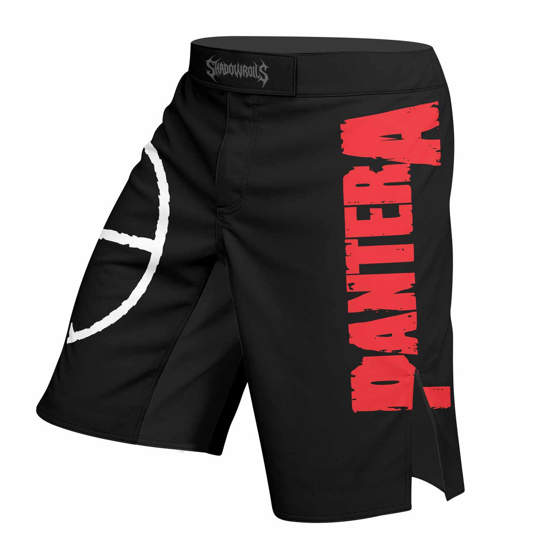 Pantera Cowboys From Hell Logo Fight Shorts - right side mockup