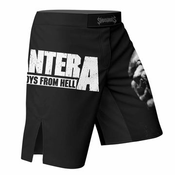 Pantera Stronger Than All Fight Shorts - right side mockup