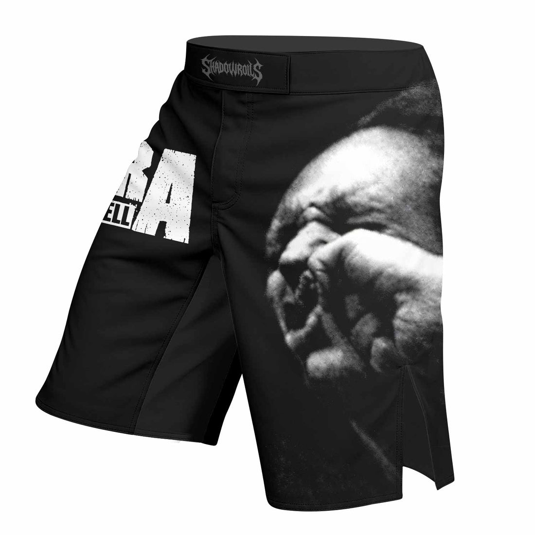Pantera Stronger Than All Fight Shorts - right side mockup