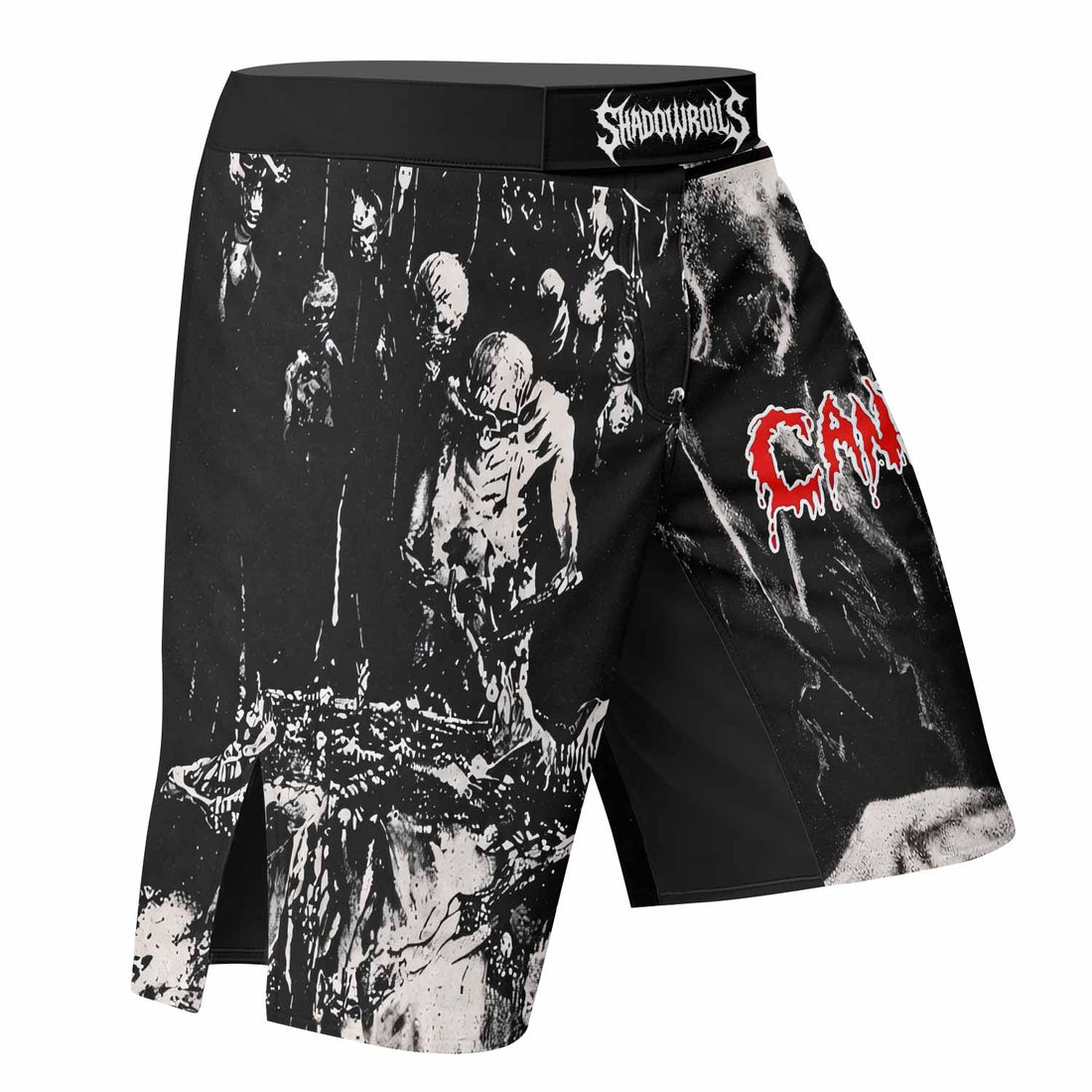 Cannibal Corpse Horror Fight Shorts - right side mockup