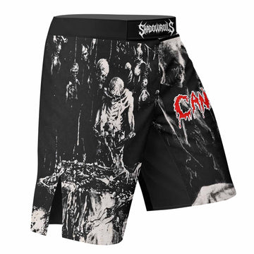 Cannibal Corpse Horror Fight Shorts - right side mockup