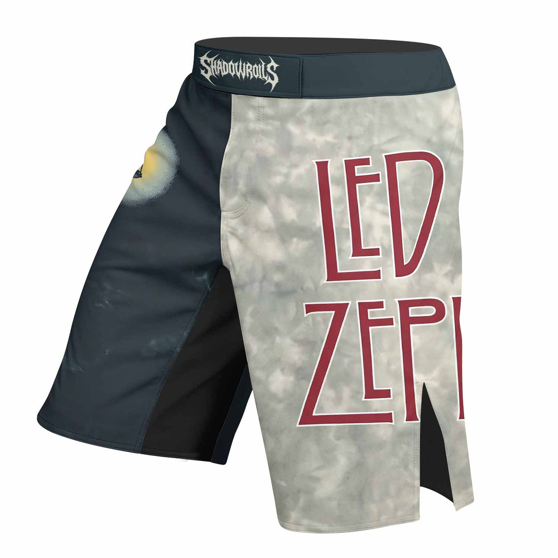Led Zeppelin The Hermit Fight Shorts - right side mockup