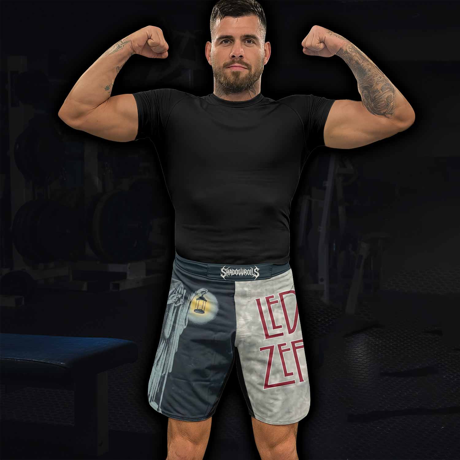 Led Zeppelin The Hermit Fight Shorts - lifestyle view
