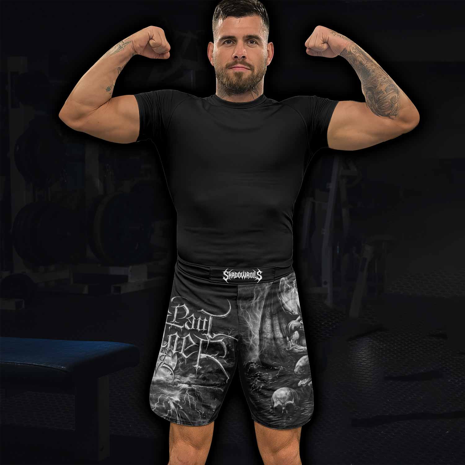 Jean Paul Gaultier Satan Fight Shorts - lifestyle view