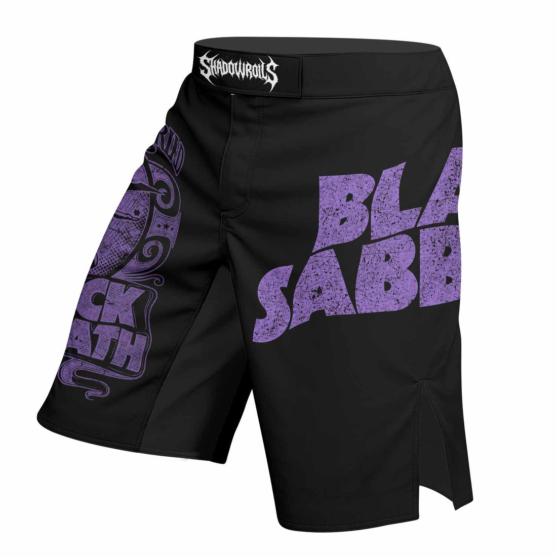 Black Sabbath Lord of This World Fight Shorts - right side mockup