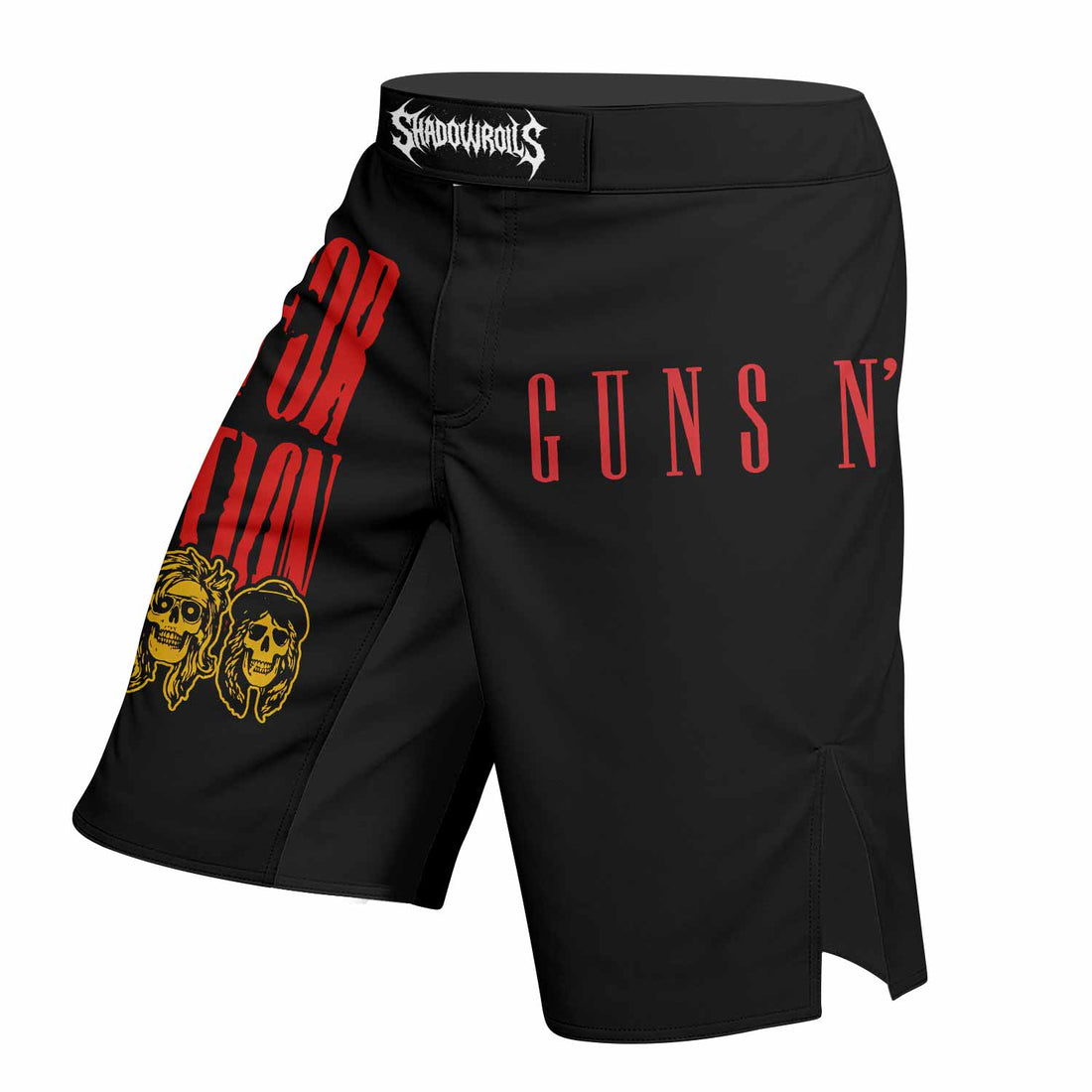Guns N' Roses Appetite for Destruction Fight Shorts - right side mockup