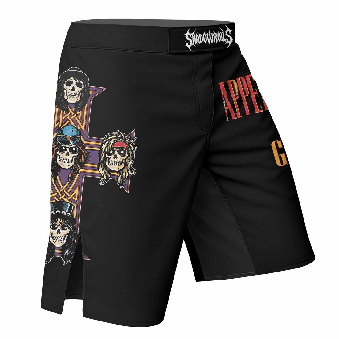 Appetite for Destruction Guns N' Roses Fight Shorts - right side mockup