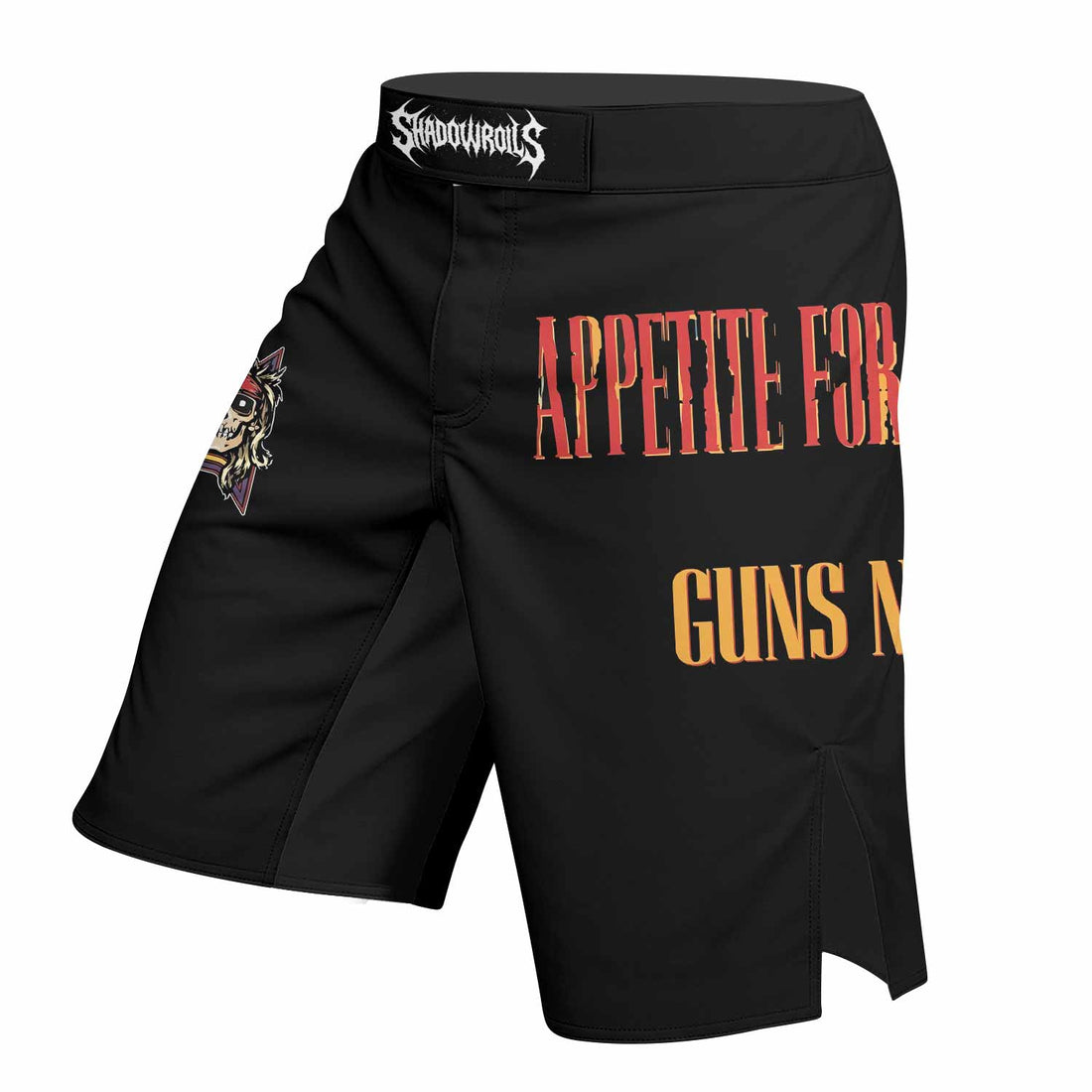 Appetite for Destruction Guns N' Roses Fight Shorts - right side mockup