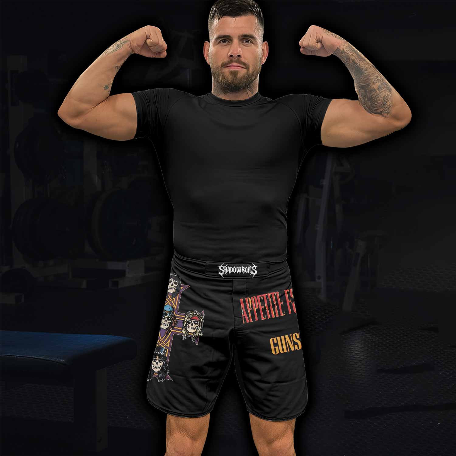 Appetite for Destruction Guns N' Roses Fight Shorts - lifestyle view