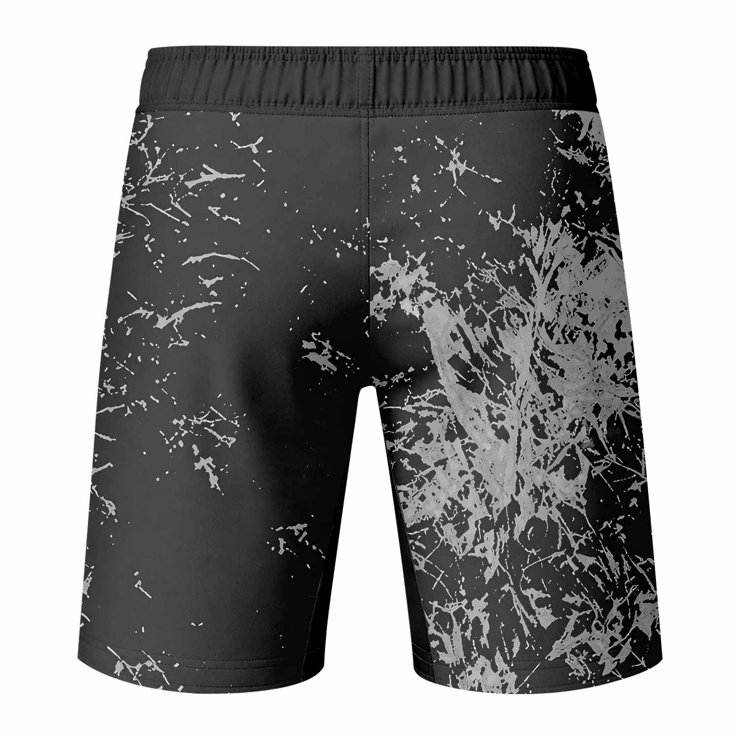 Motörhead The Wörld Is Yours Fight Shorts - back view mockup