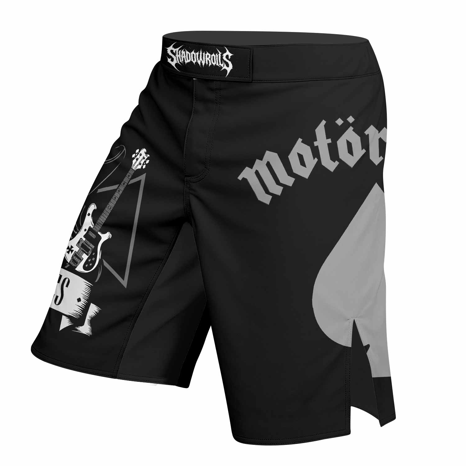 Motörhead Ace of Spades Fight Shorts - left side mockup
