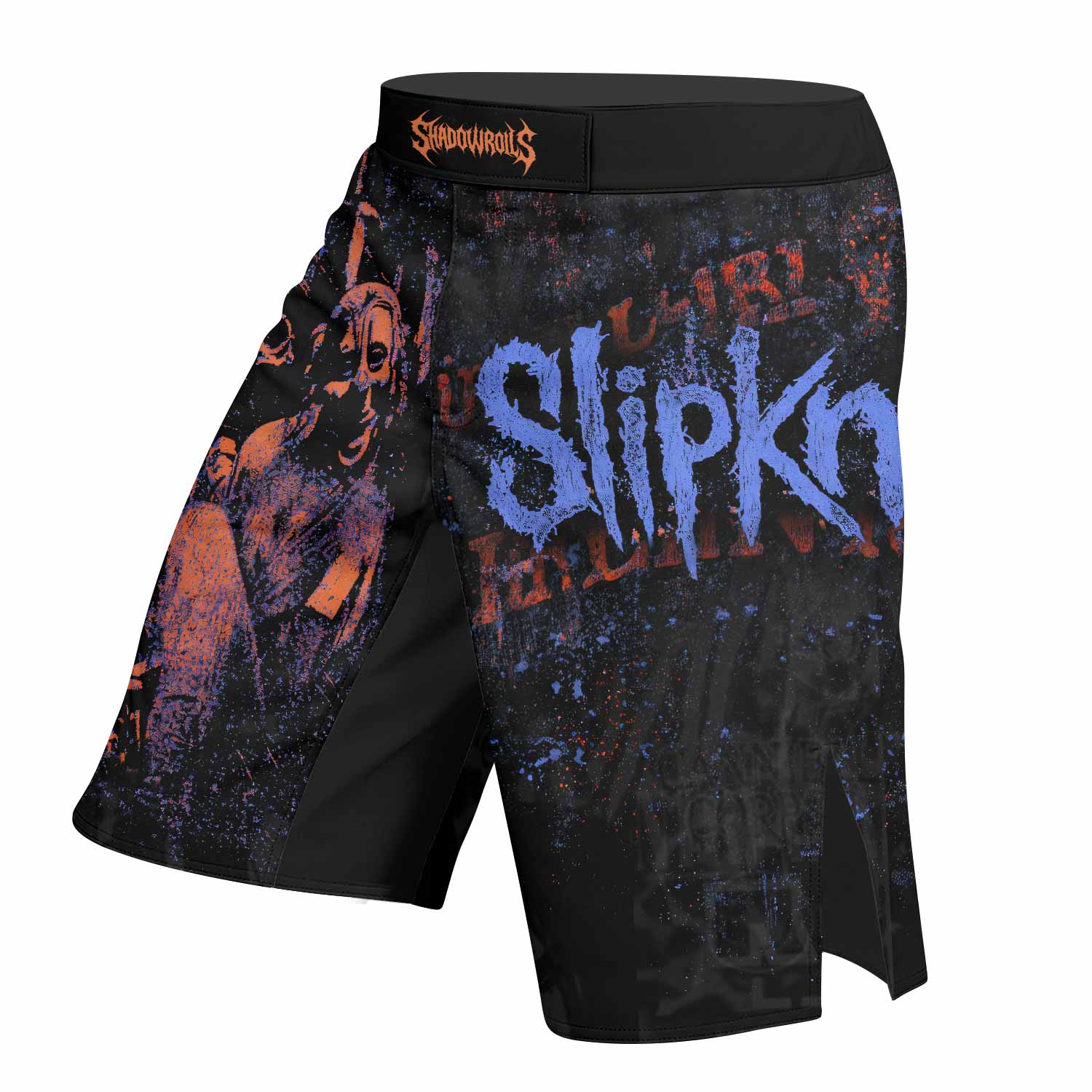 Slipknot Welcome To 1999 Fight Shorts - left side mockup