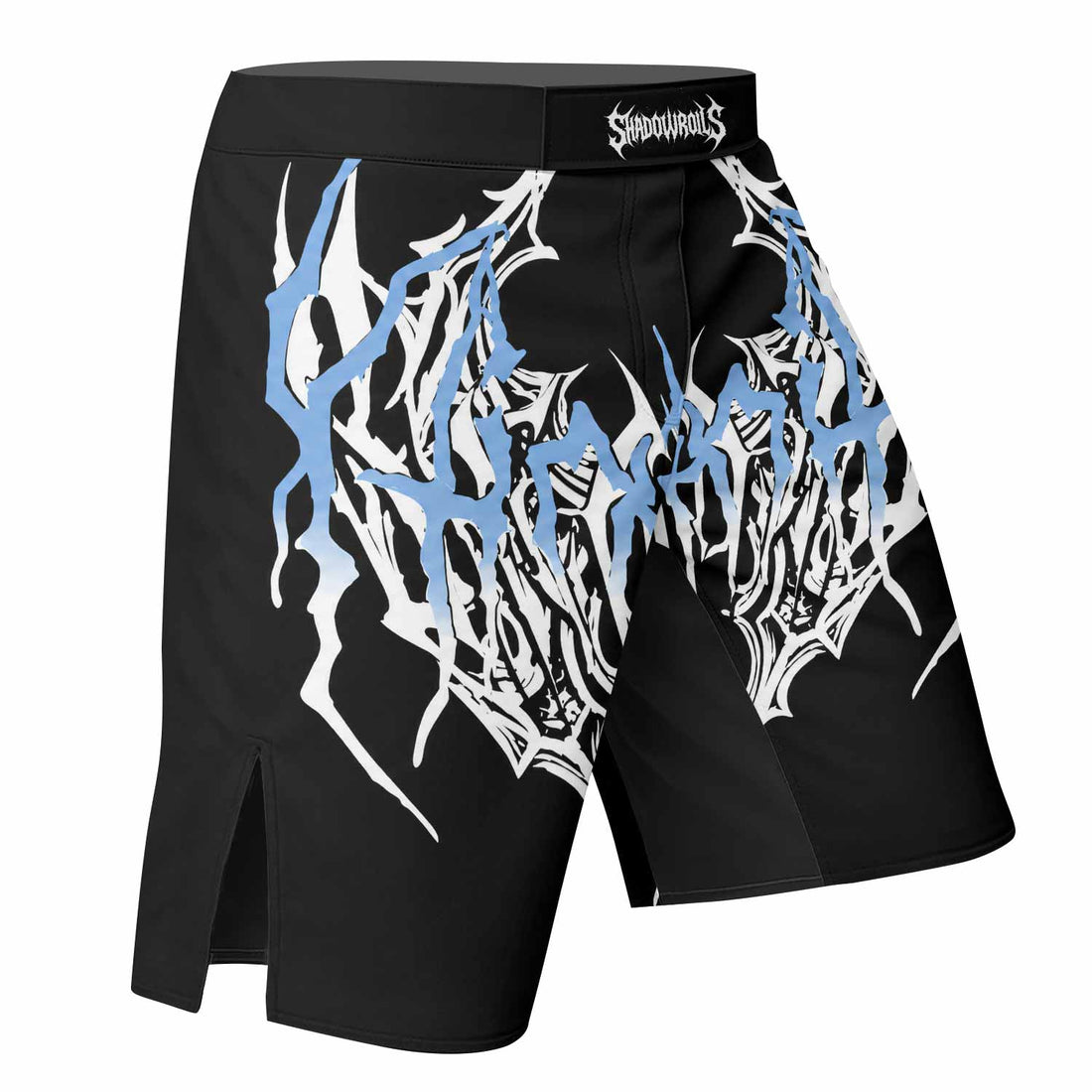 Abyssal Dominion Fight Shorts - right side mockup