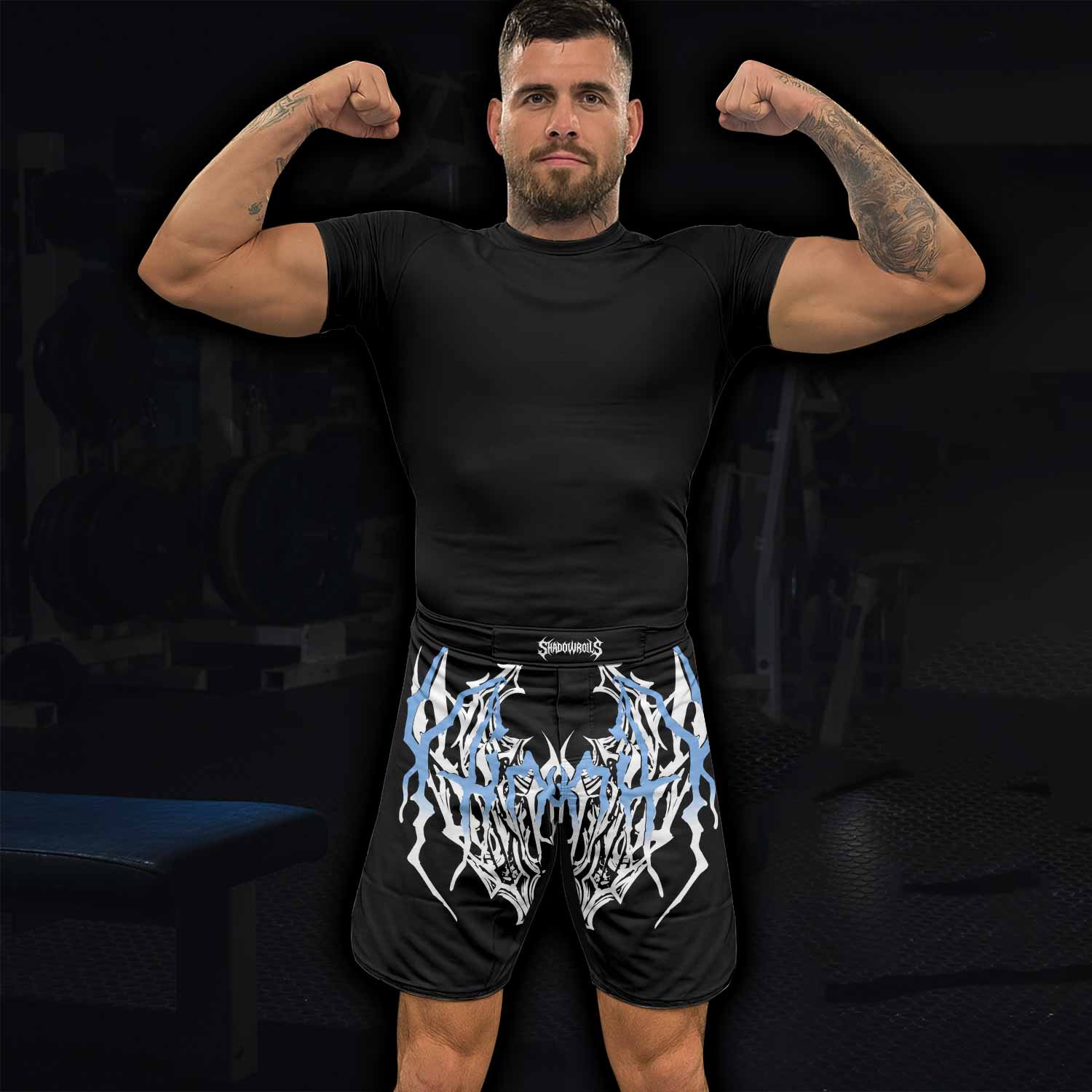 Abyssal Dominion Fight Shorts - lifestyle view