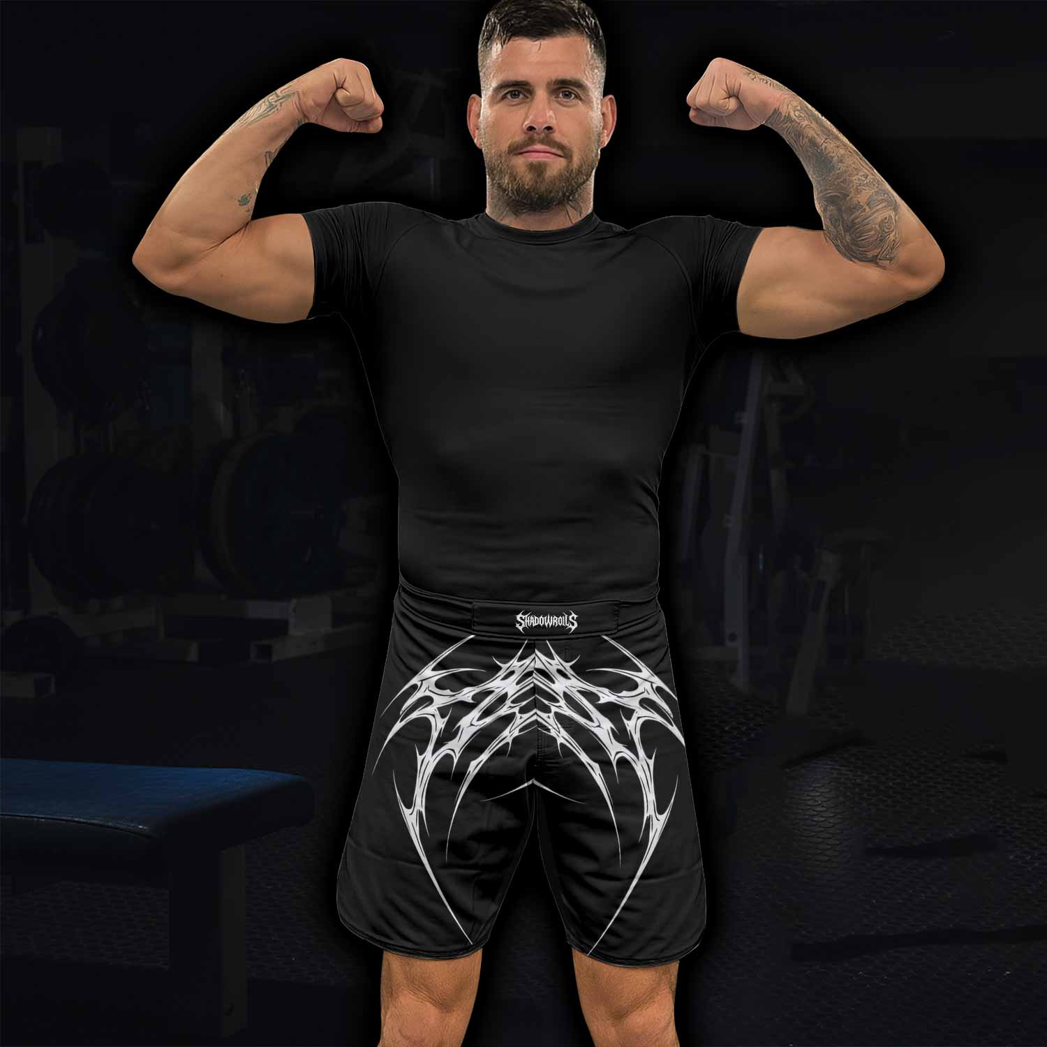 Void Sigil Fight Shorts - lifestyle view