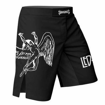 Led Zeppelin North American Tour 1977 Fight Shorts - right side mockup