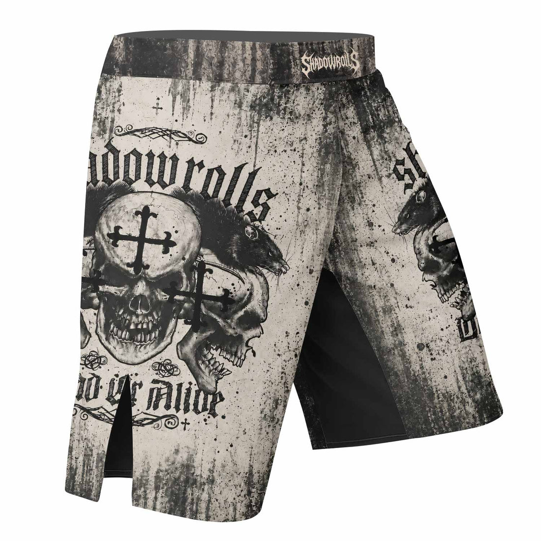 Shadowrolls Dead Or Alive Fight Shorts - right side mockup