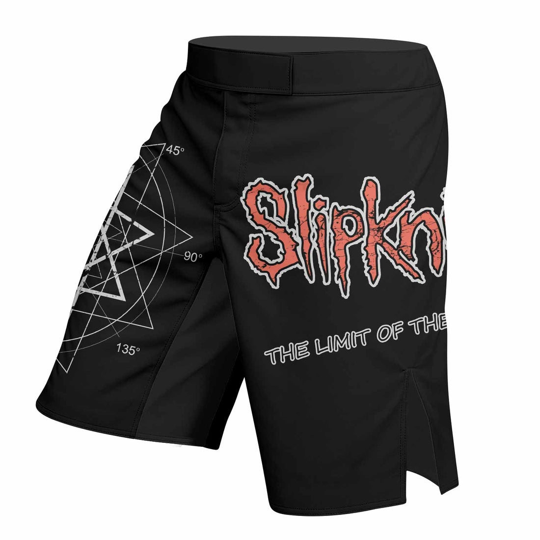Slipknot The Limits Of The Dead Fight Shorts - right side mockup