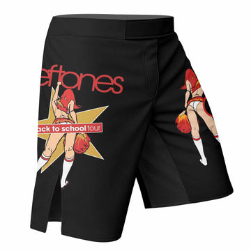 Deftones Back to School Tour Fight Shorts - right side mockup