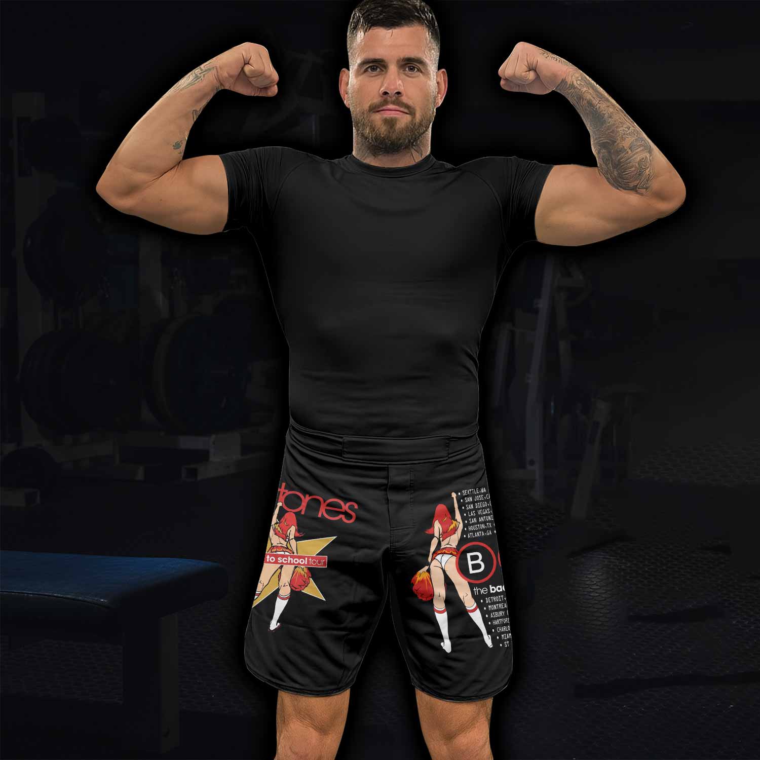 Deftones Back to School Tour Fight Shorts - lifestyle view