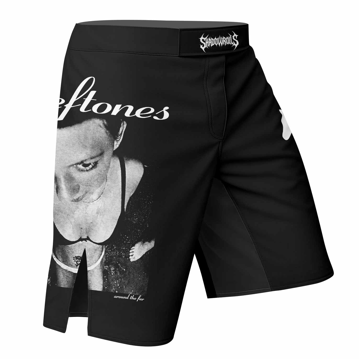 Deftones Around the Fur Fight Shorts - right side mockup