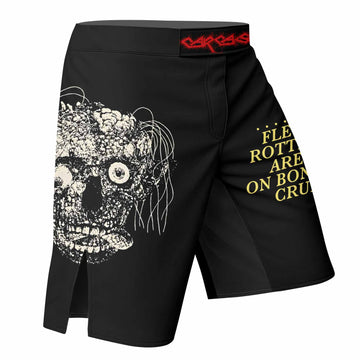 Carcass Symphonies of Sickness Fight Shorts - right side mockup