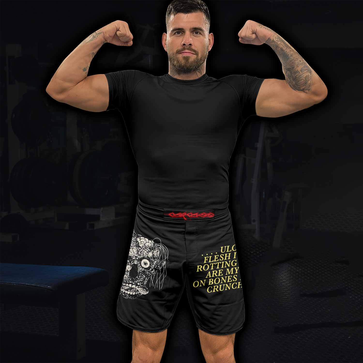 Carcass Symphonies of Sickness Fight Shorts - lifestyle view