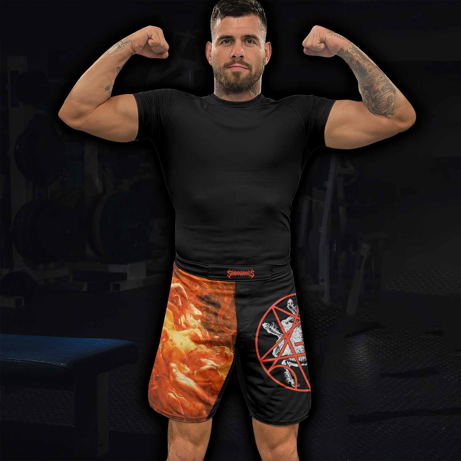 Morbid Angel Altars of Madness Fight Shorts - lifestyle view