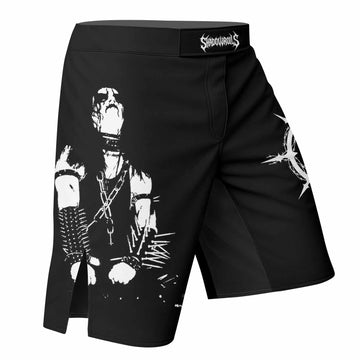 Carpathian Forest We're Going to Hell for This Fight Shorts - right side mockup