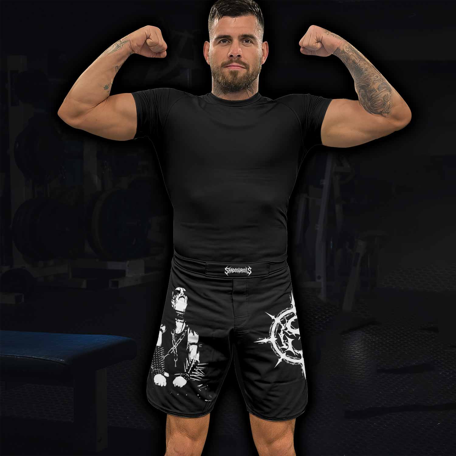 Carpathian Forest We're Going to Hell for This Fight Shorts - lifestyle view