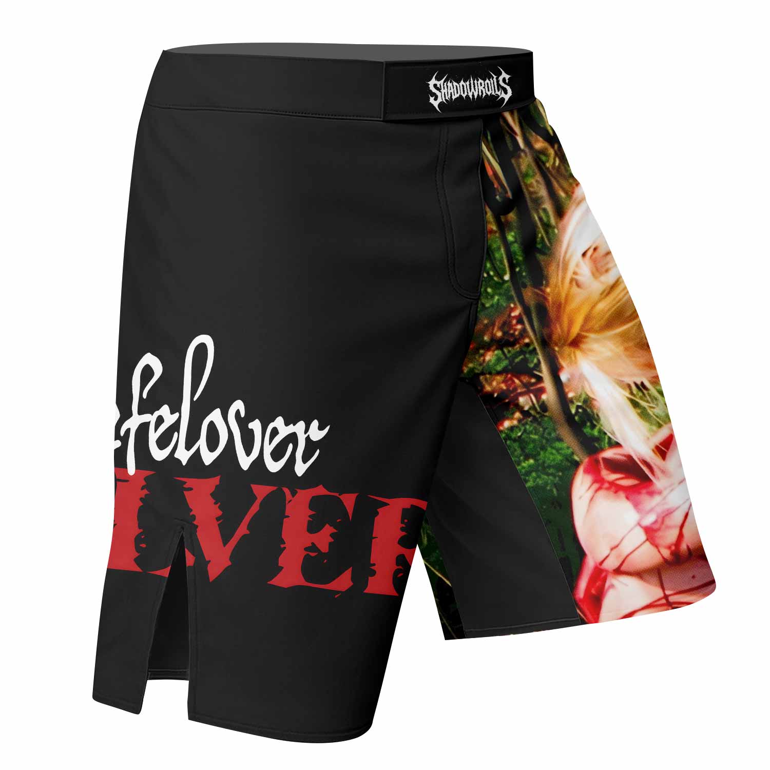 Lifelover Pulver Fight Shorts - right side mockup