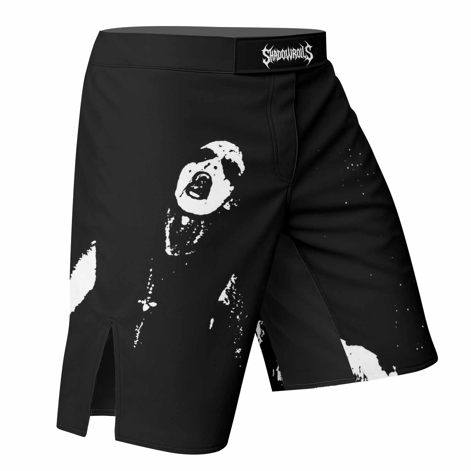 Darkthrone Transilvanian Hunger Fight Shorts - right side mockup