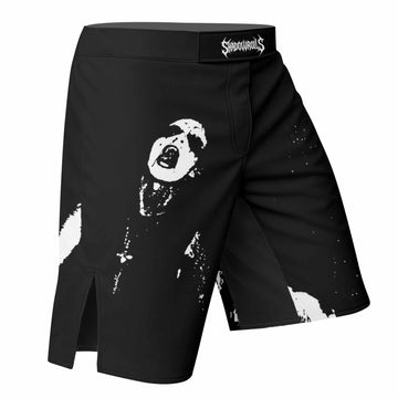 Darkthrone Transilvanian Hunger Fight Shorts - right side mockup