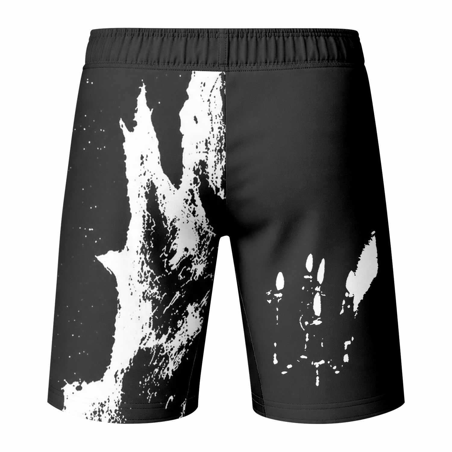 Darkthrone Transilvanian Hunger Fight Shorts - back view mockup