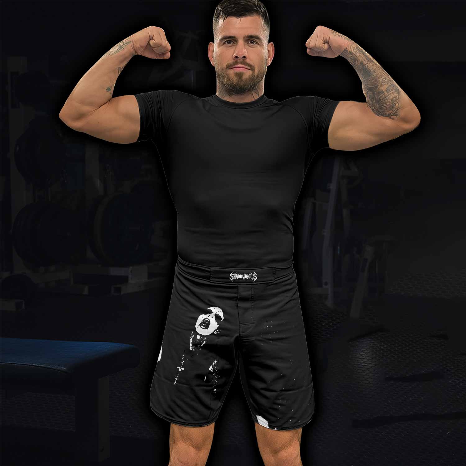 Darkthrone Transilvanian Hunger Fight Shorts - lifestyle view