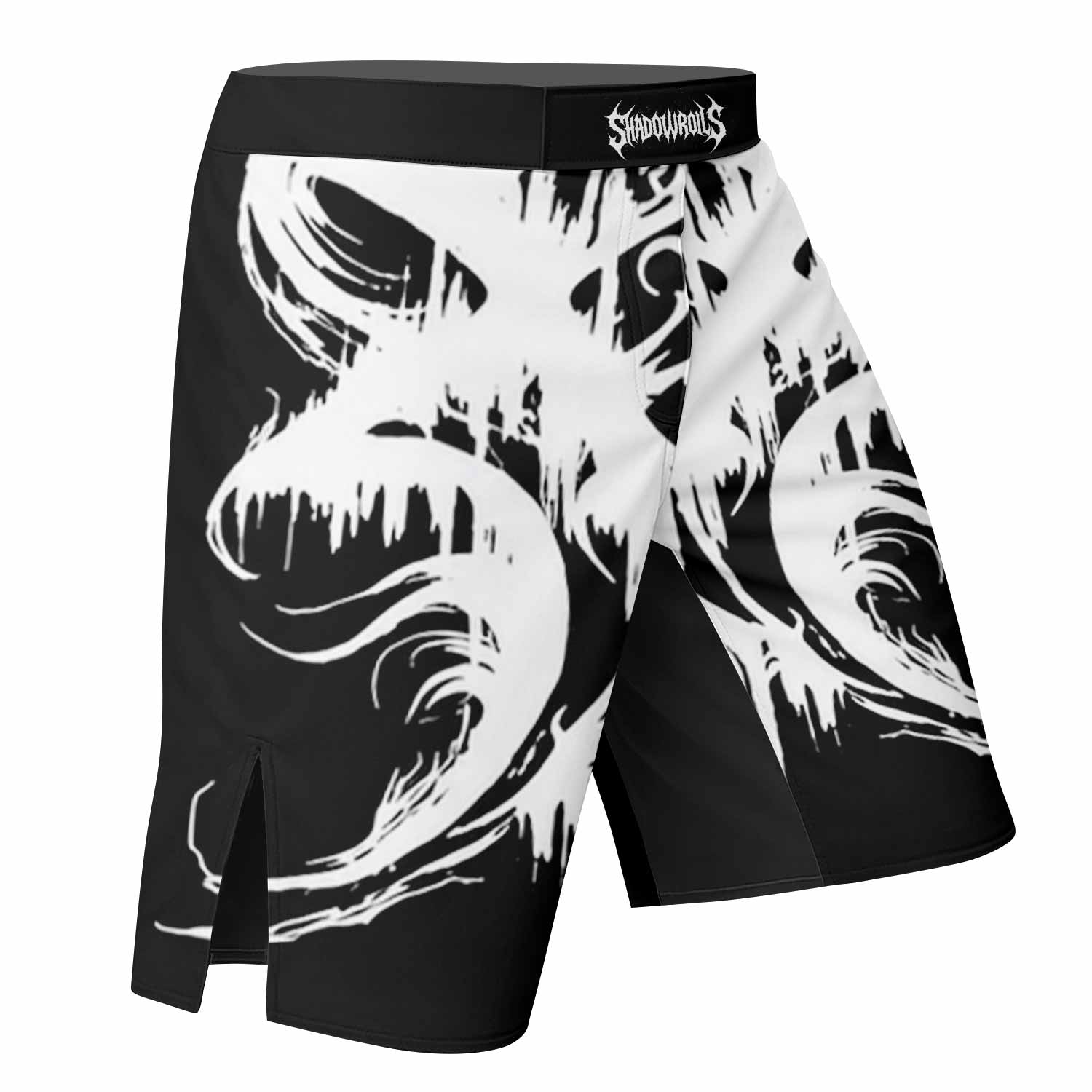 Xasthur To Violate the Oblivious Fight Shorts - right side mockup