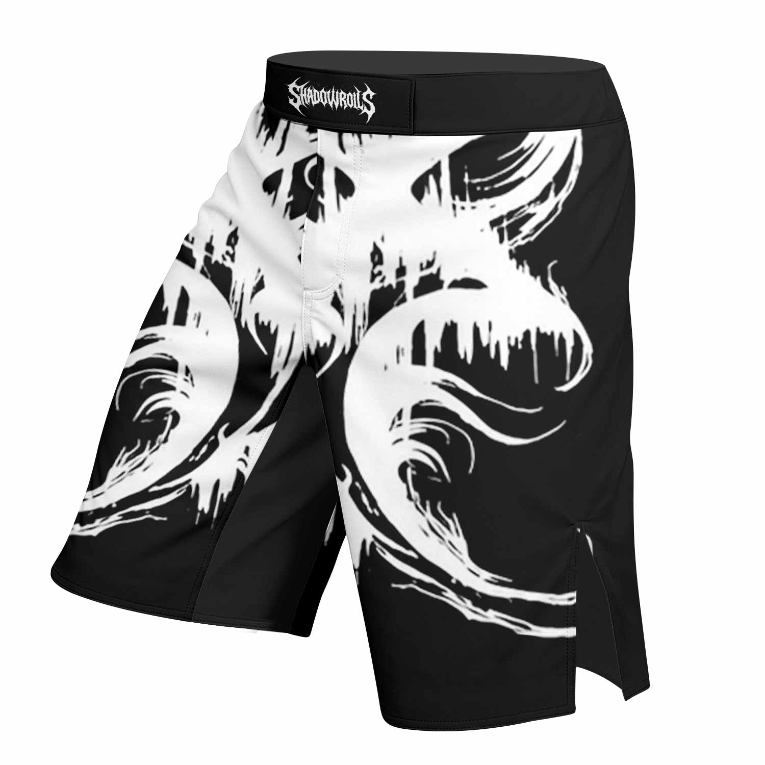 Xasthur To Violate the Oblivious Fight Shorts - left side mockup