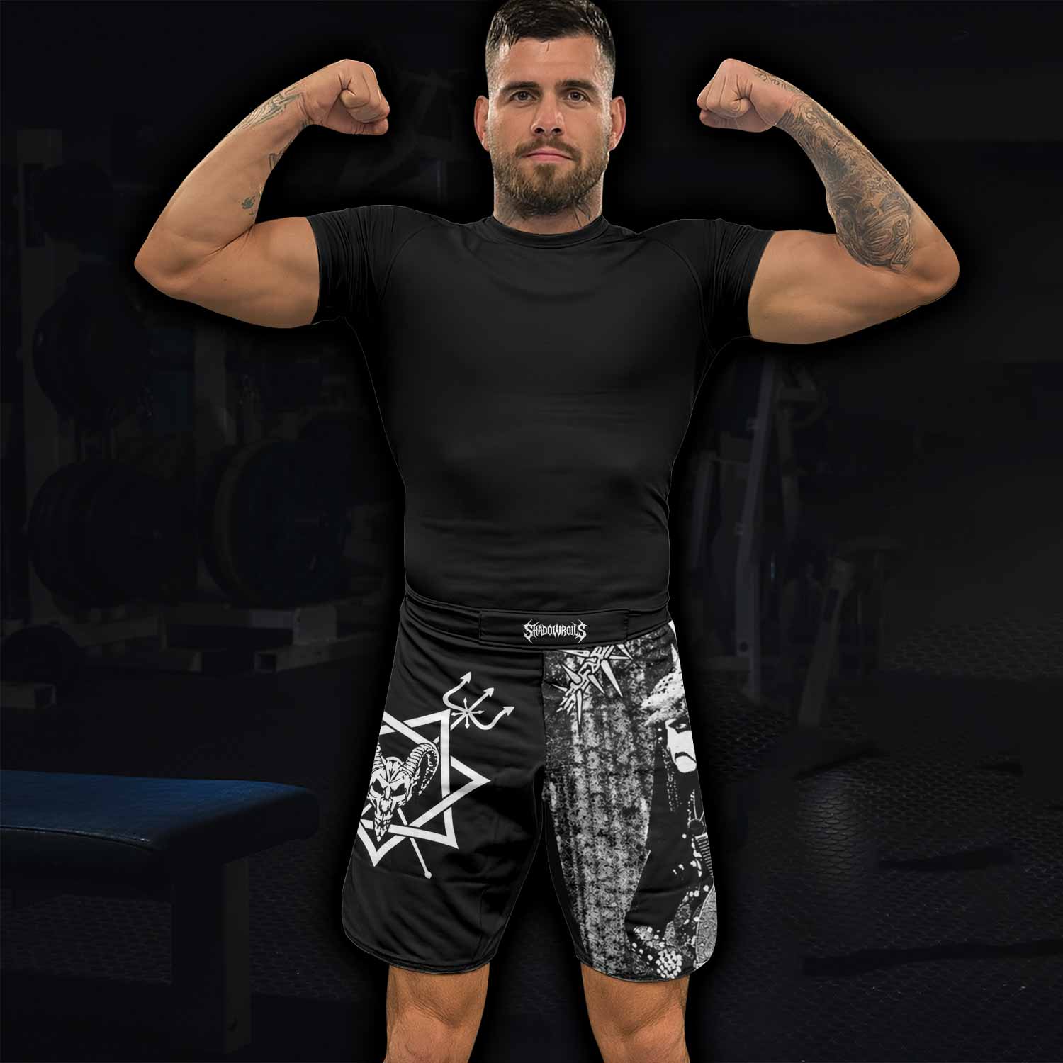 Graveland Thousand Swords Fight Shorts - lifestyle view