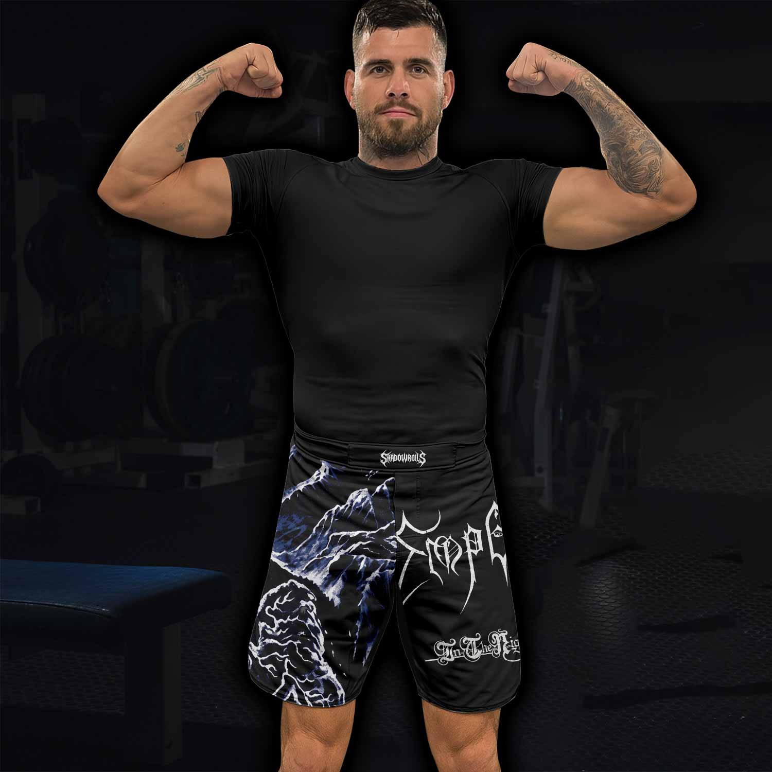 Emperor In the Nightside Eclipse Fight Shorts - lifestyle view