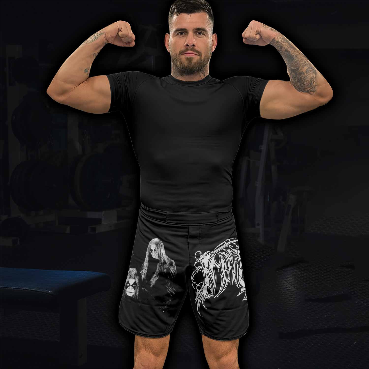 Immortal Pure Holocaust Fight Shorts - lifestyle view
