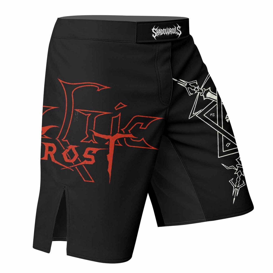 Celtic Frost Morbid Tales Sigil Fight Shorts - right side mockup