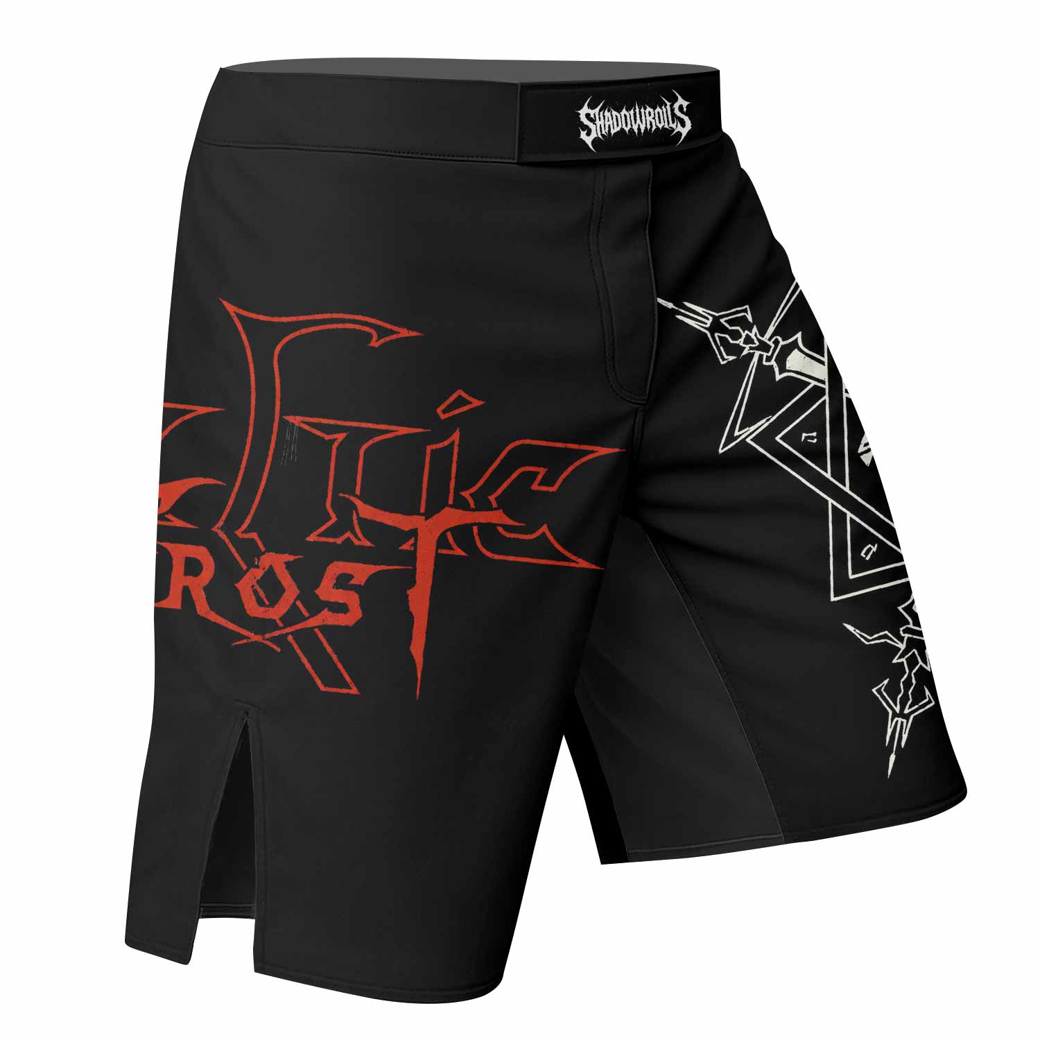 Celtic Frost Morbid Tales Sigil Fight Shorts - right side mockup