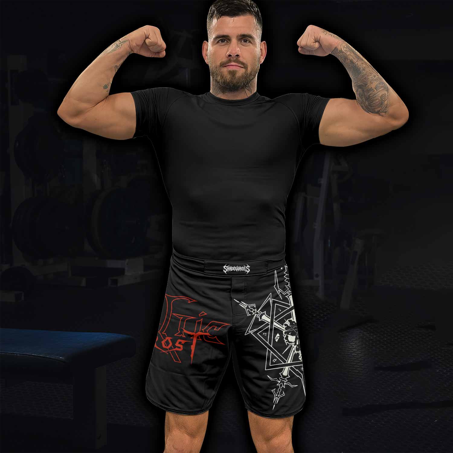 Celtic Frost Morbid Tales Sigil Fight Shorts - lifestyle view