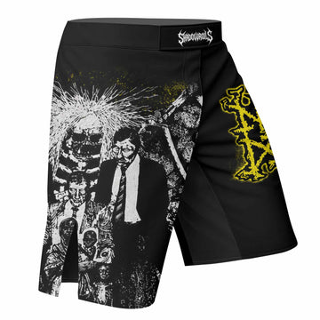 Napalm Death Scum Fight Shorts - right side mockup