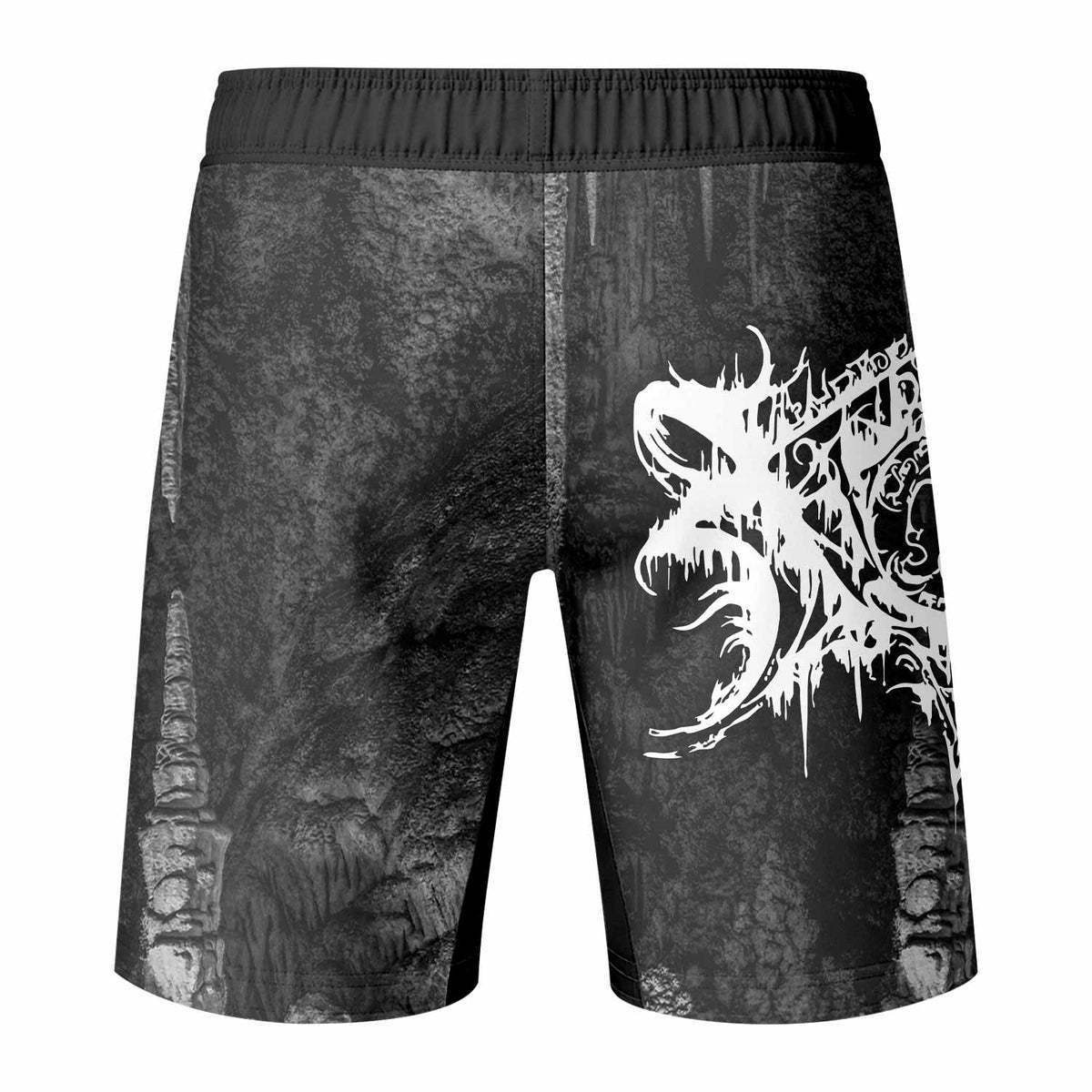 Xasthur Nocturnal Poisoning Fight Shorts - back view mockup