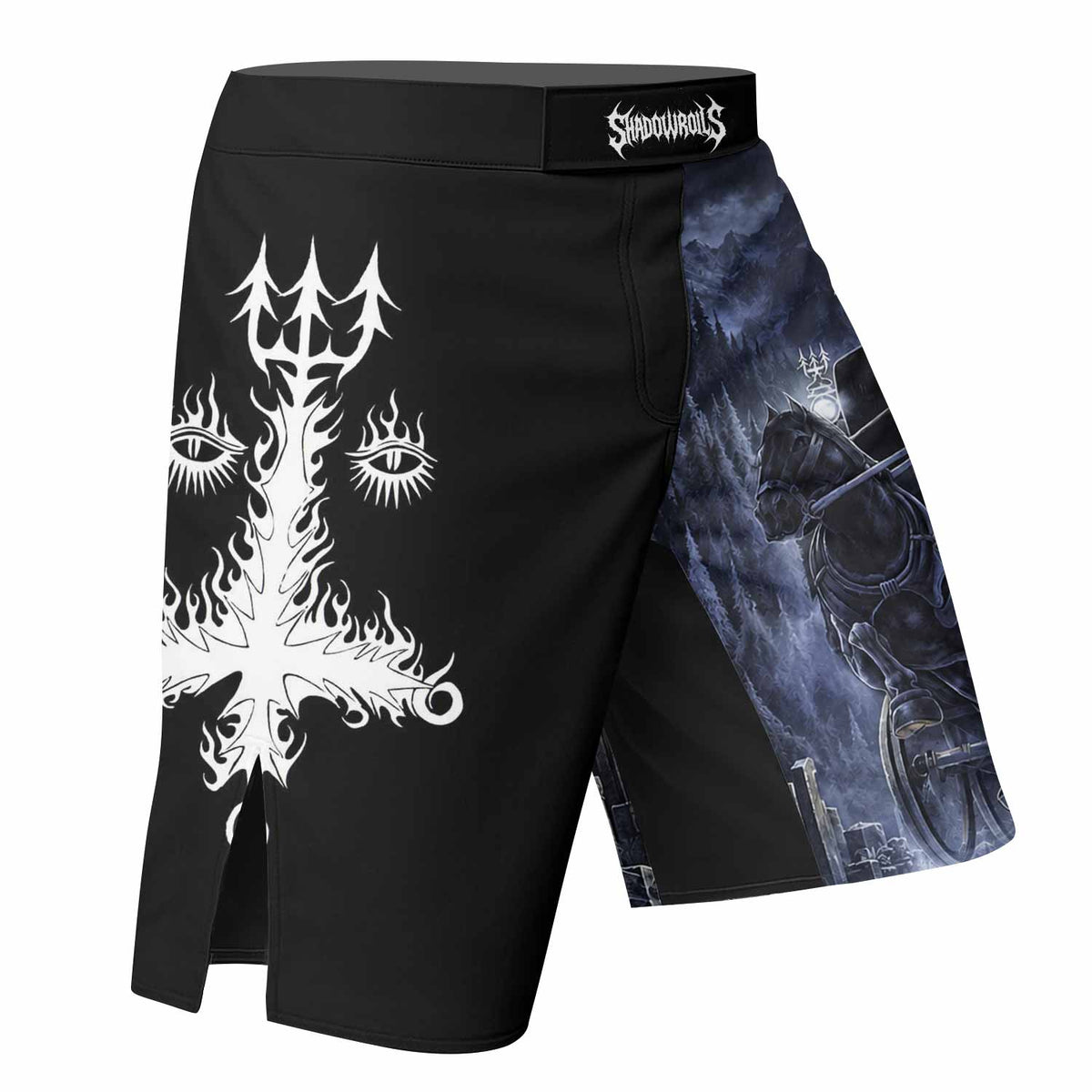 Dissection The Somberlain Fight Shorts - right side mockup