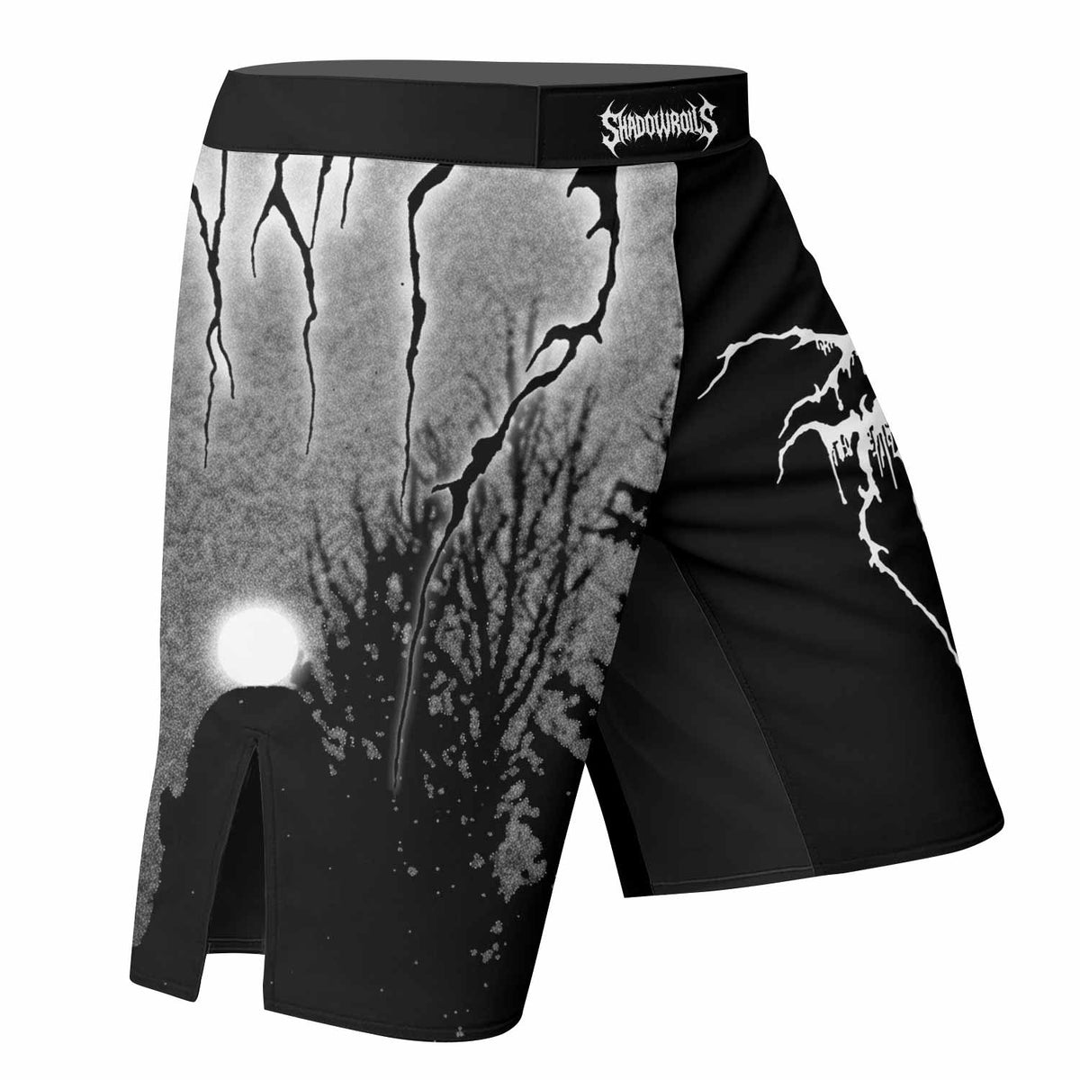 Darkthrone Panzerfaust Fight Shorts - right side mockup