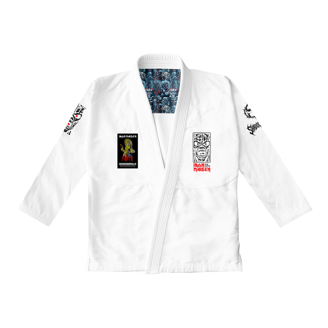Iron Maiden The Ten Eddies White BJJ GI - Jacket