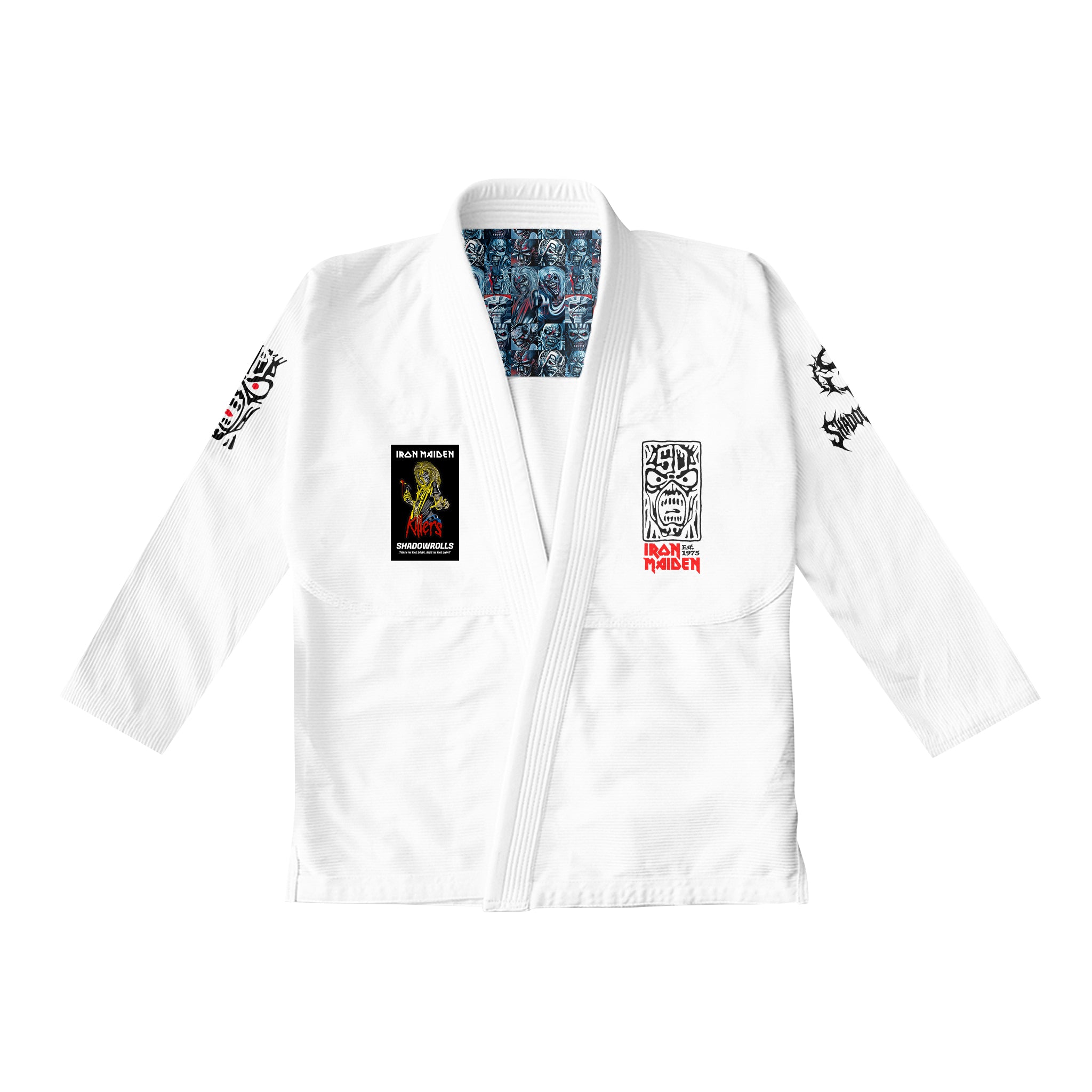 Iron Maiden The Ten Eddies White BJJ GI - Jacket