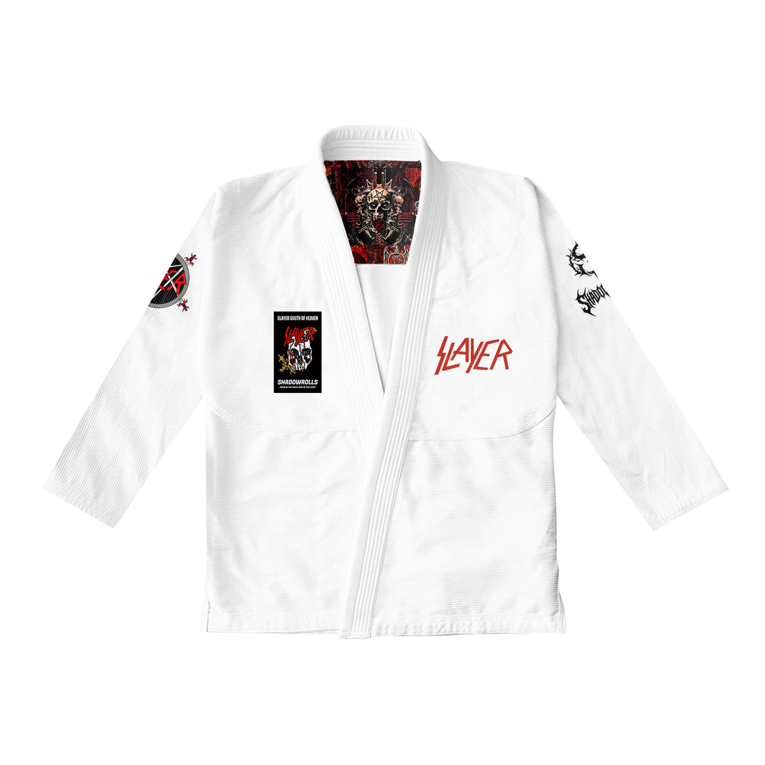 Slayer Collage White BJJ GI - Jacket